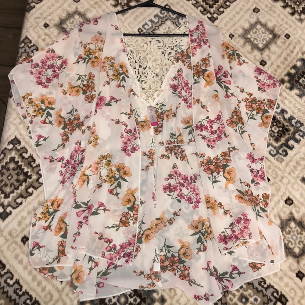 Floral cover up